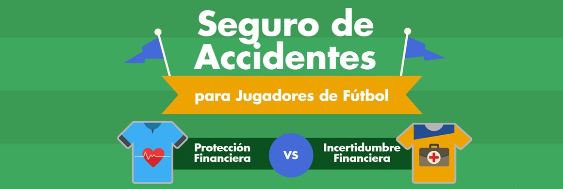 infografia seguro de accidentes para futbolistas